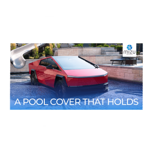 A Pool Cover That Holds Banner
